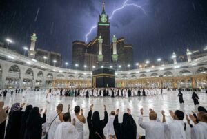 hujan di Makkah