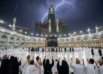 hujan di Makkah