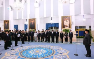 Pelantikan hasil reshuffle kabinet ketujuh Prabowo per 1 Oktober 2026