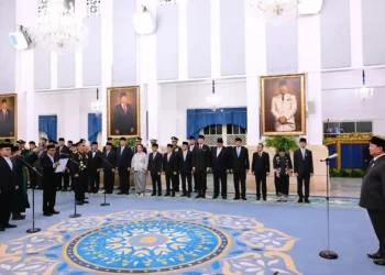 Pelantikan hasil reshuffle kabinet ketujuh Prabowo per 1 Oktober 2026