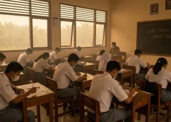 UAS Ganjil Siswa di Palangka Raya Berpotensi Diundur Akibat Asap Karhutla!