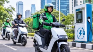 Kurir dan Ojol Jadi Sasaran Prioritas Penggunaan Motor Listrik
